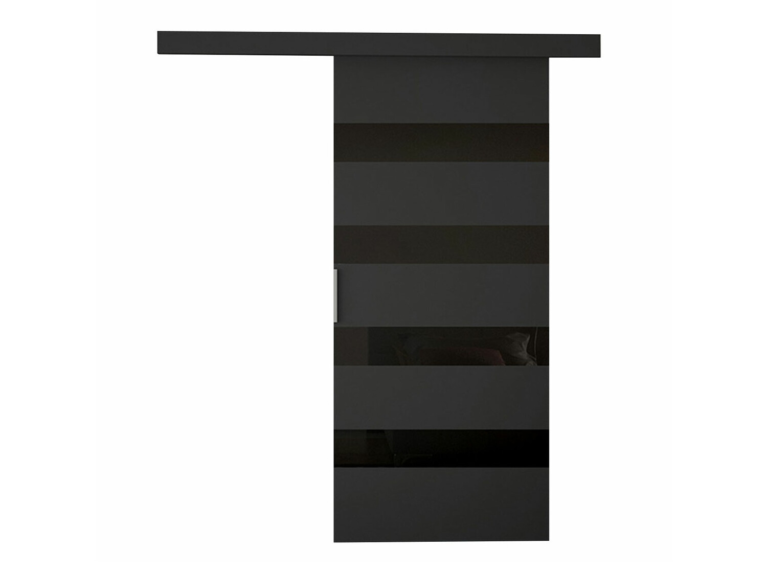 Porta de correr Closico Materia V (Preto)