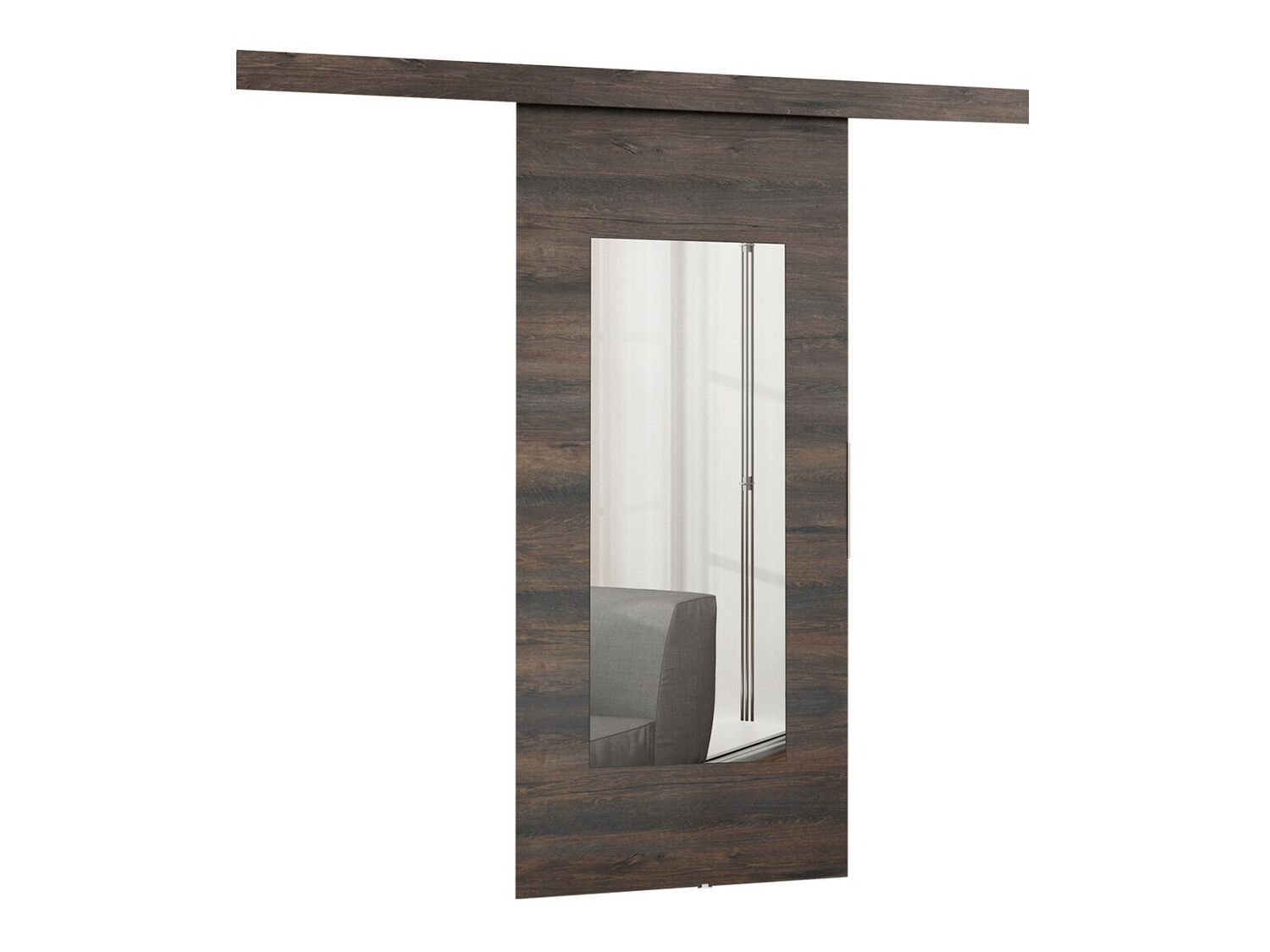 Porta de correr Dover 131 (Madeira de freixo escura)