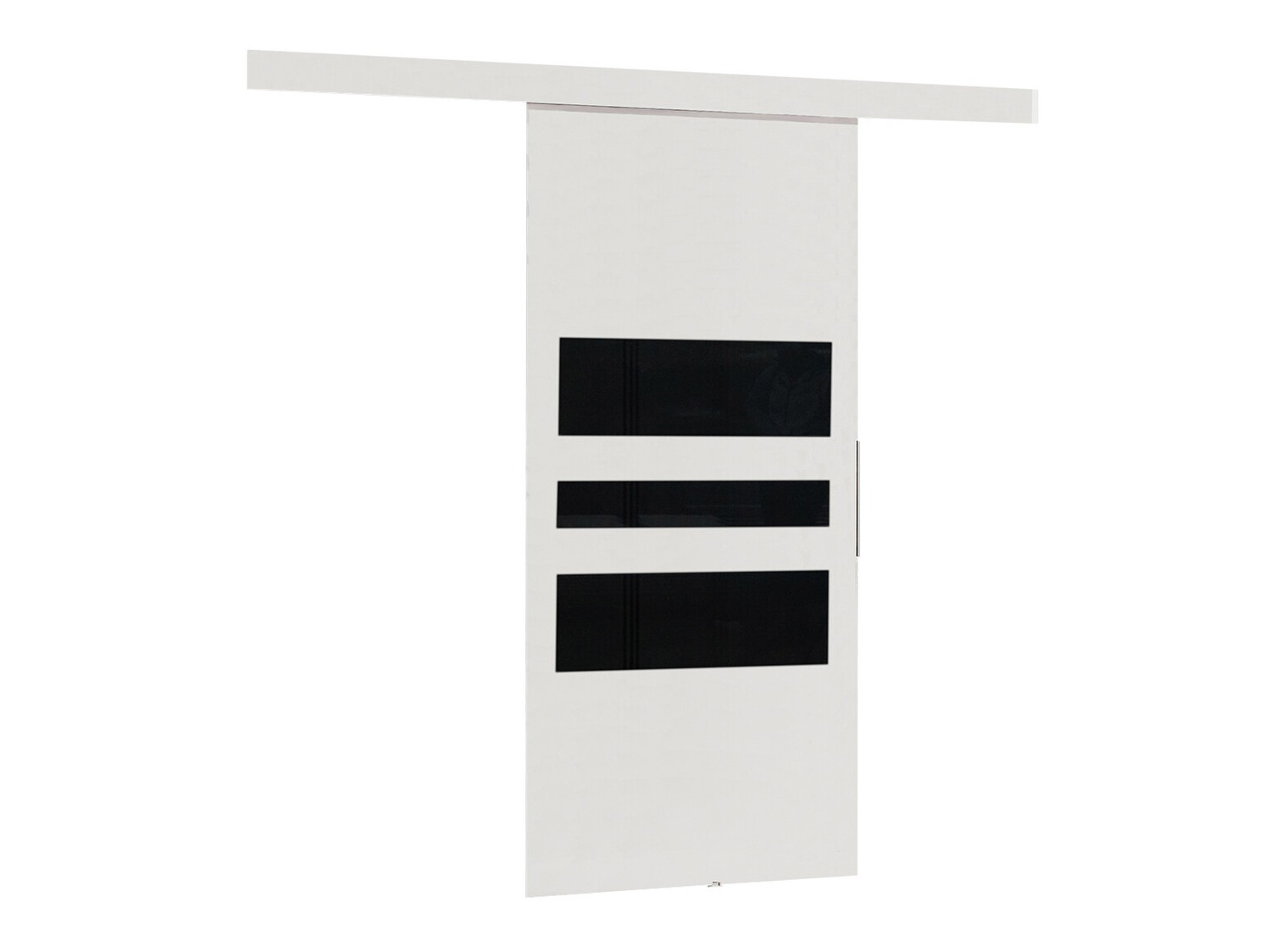 Porta de correr Dover 140 (Branco + Preto)