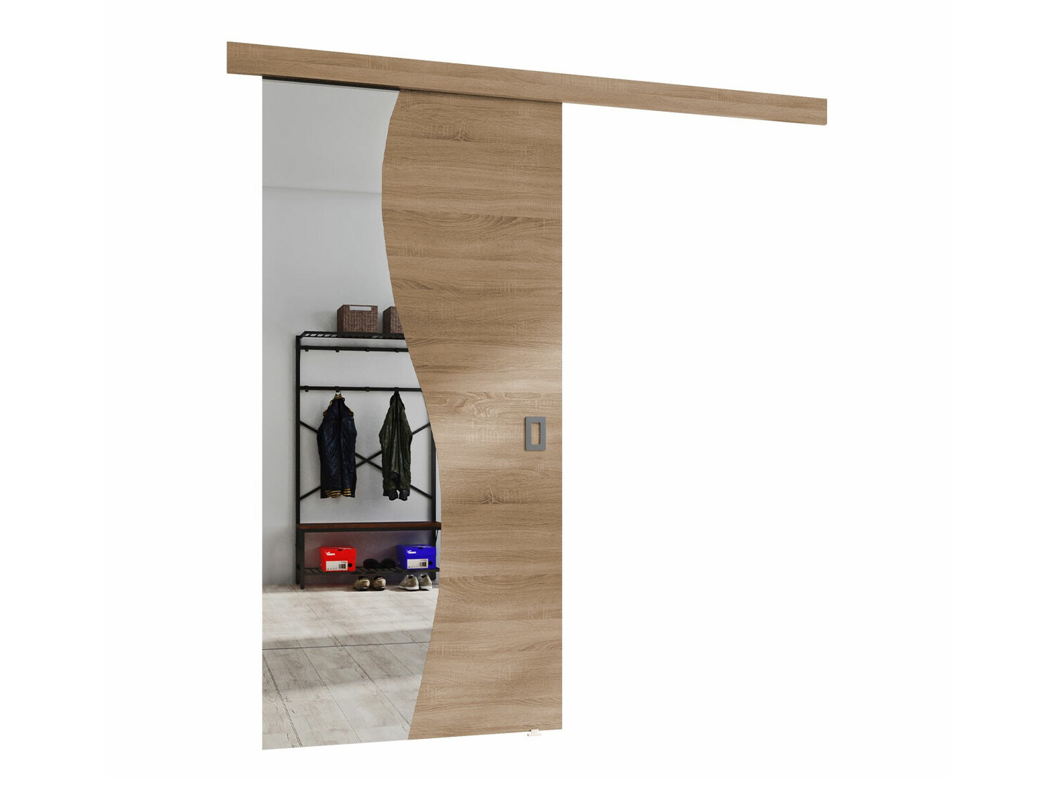 Porta de correr Dover 150 (Carvalho sonoma)