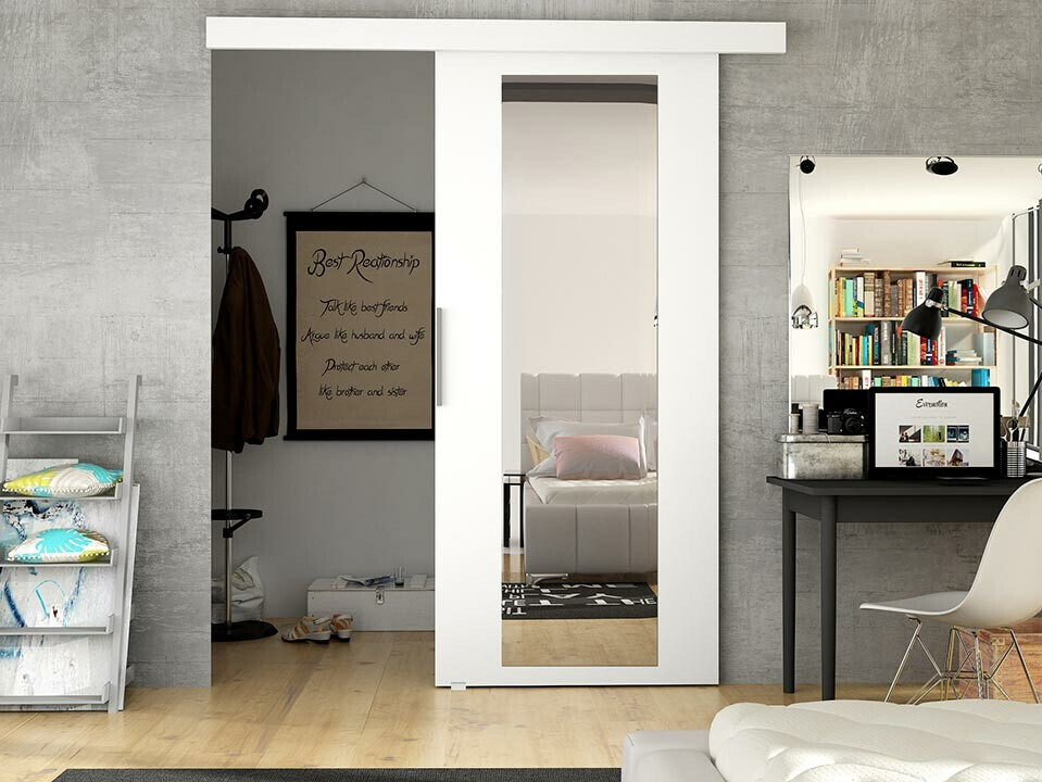 Porta de correr Closico Fundus IV (Branco)