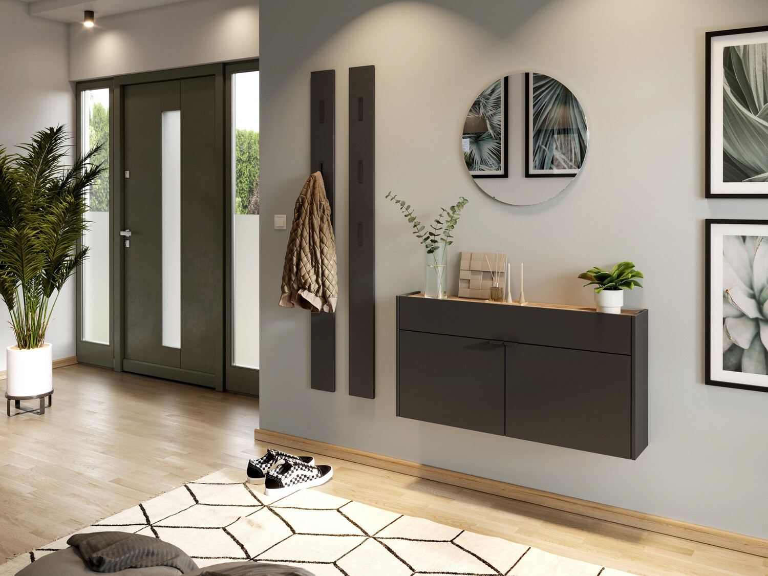 Cabideiro Cirsale 100 (Grafite)