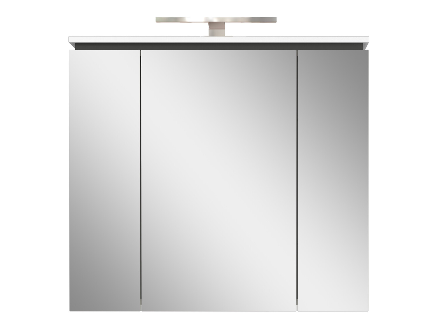 Armário com espelho para casa de banho Larsalu 104 (Branco)