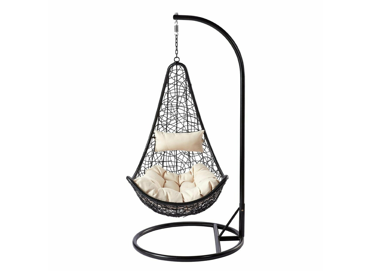 Cadeira suspensa Comfivo 313 (Creme + Preto)