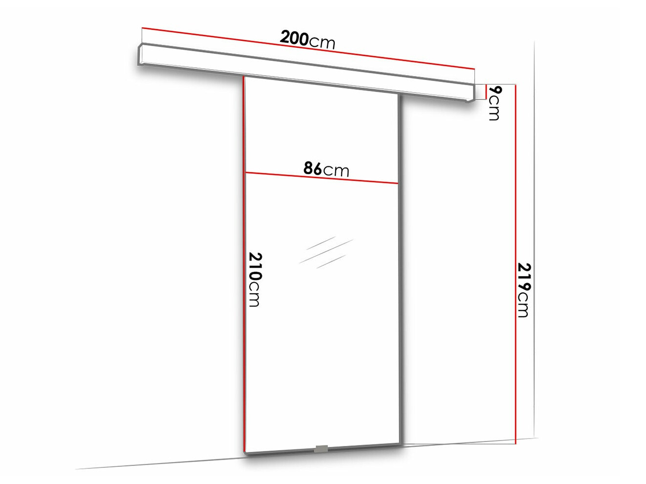 Porta de correr Dover 186
