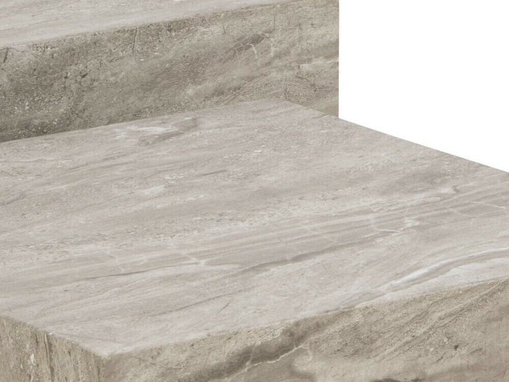 Conjunto de mesas de centro Norsica 894 (Cinzento mármore)