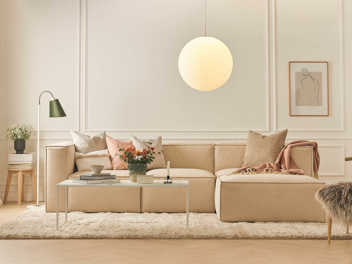 Sofá de canto modular Torbalo 106 (Grande 03)