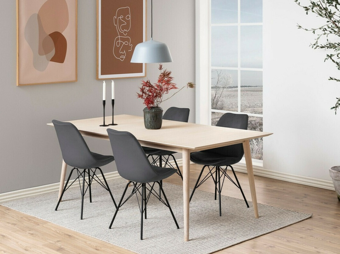 Conjunto para refeições Norsica 330 (Cinzento escuro + Preto)