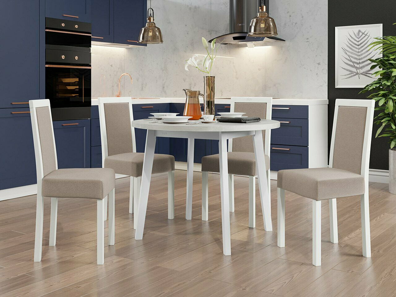 Conjunto para refeições Victorville 304 (Branco)