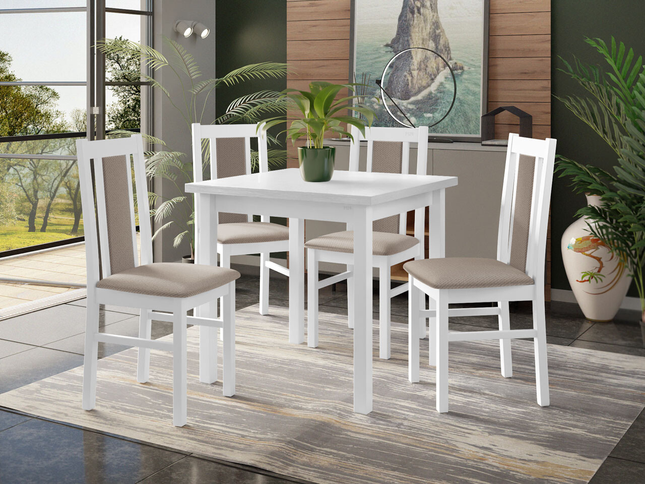 Conjunto para refeições Victorville 310 (Branco)
