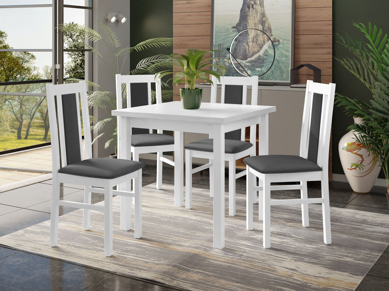 Conjunto para refeições Victorville 310 (Branco)