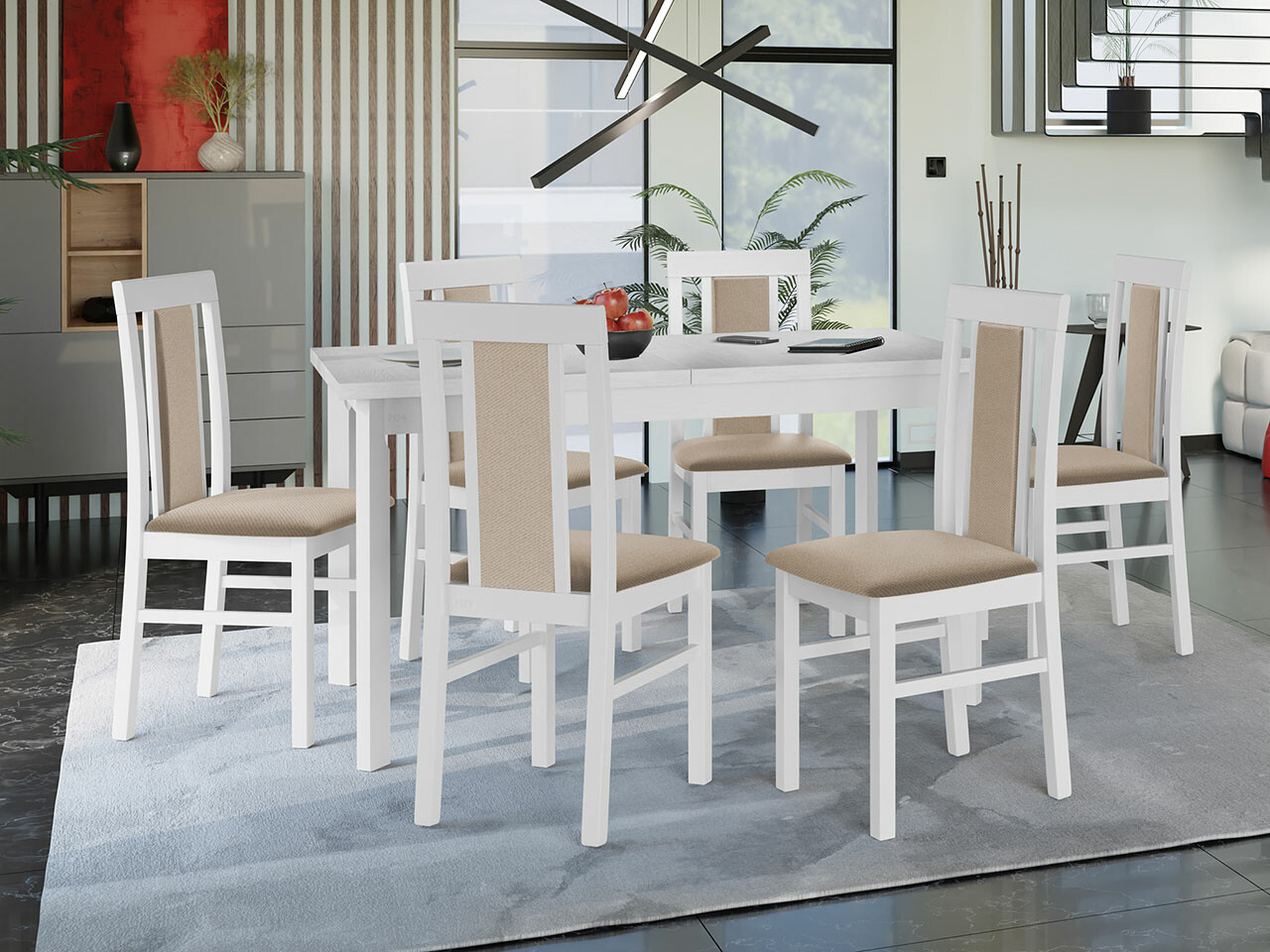 Conjunto para refeições Victorville 315 (Branco)