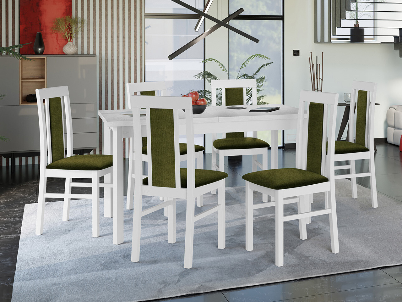 Conjunto para refeições Victorville 315 (Branco)