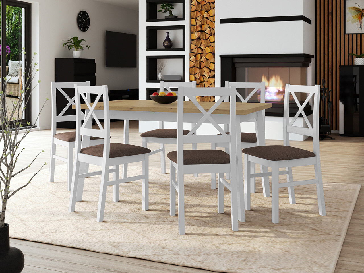 Conjunto para refeições Victorville 316 (Branco)