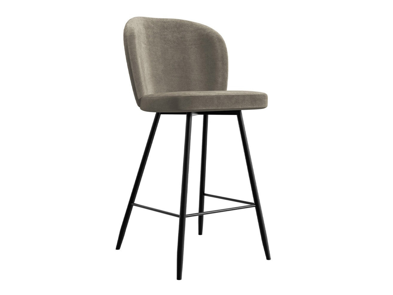 Banco de bar Jackson 101 (Preto + Magic Velvet 2209)