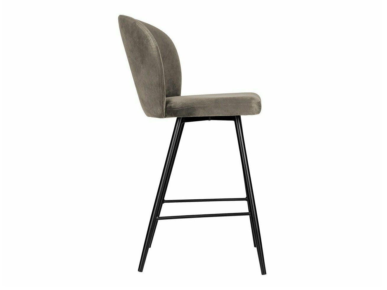 Banco de bar Jackson 101 (Preto + Magic Velvet 2209)