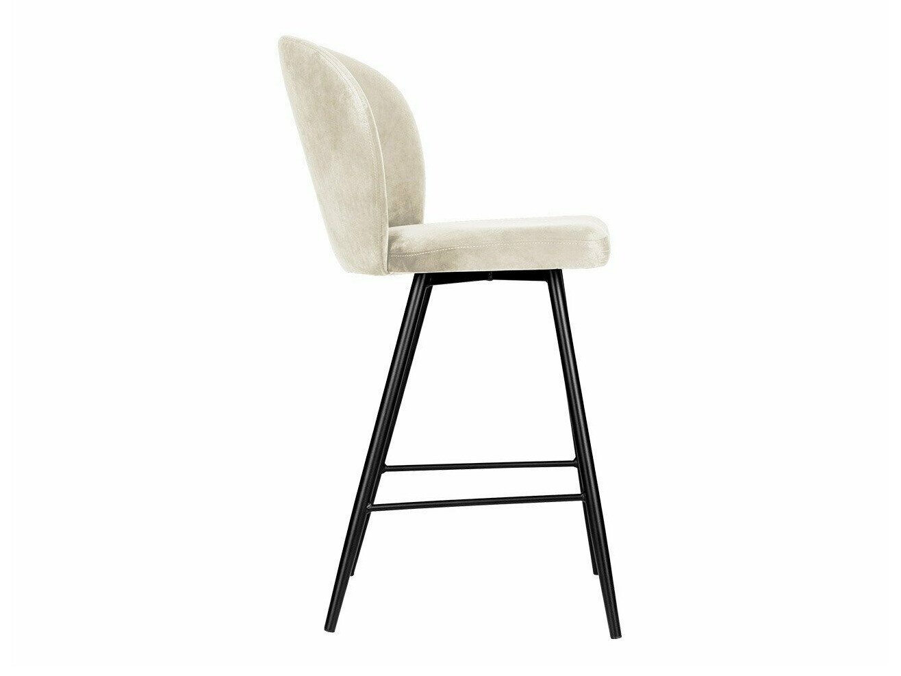 Banco de bar Jackson 101 (Preto + Magic Velvet 2250)