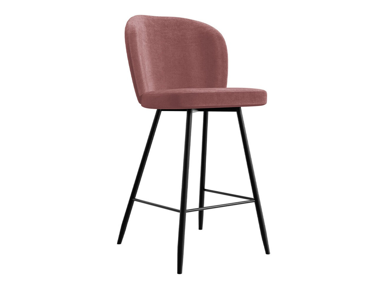 Banco de bar Jackson 101 (Preto + Magic Velvet 2258)