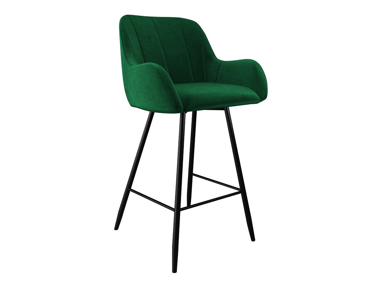 Banco de bar Jackson 102 (Preto + Magic Velvet 2225)