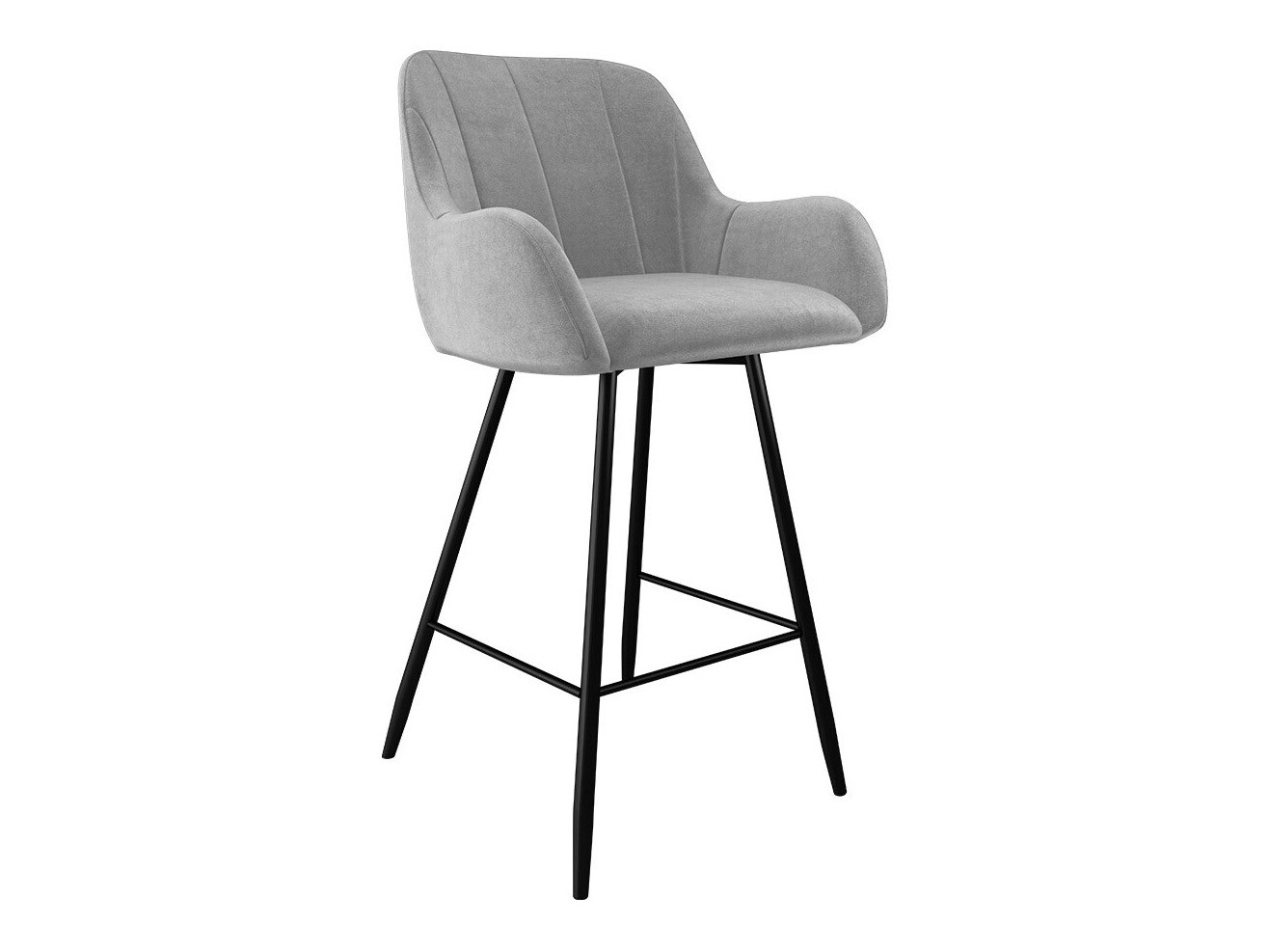 Banco de bar Jackson 102 (Preto + Magic Velvet 2240)