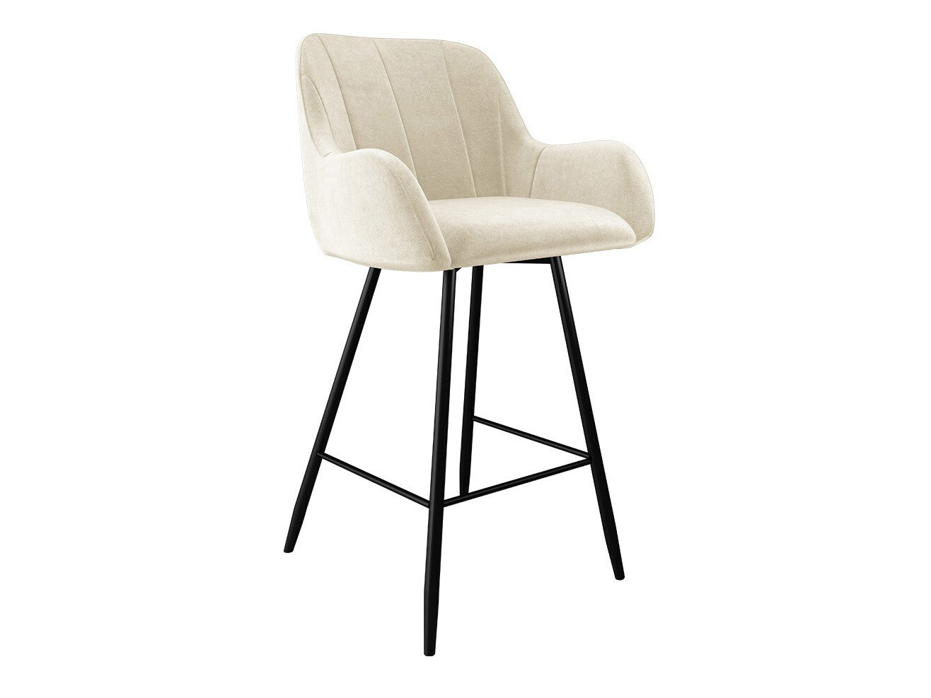 Banco de bar Jackson 102 (Preto + Magic Velvet 2250)