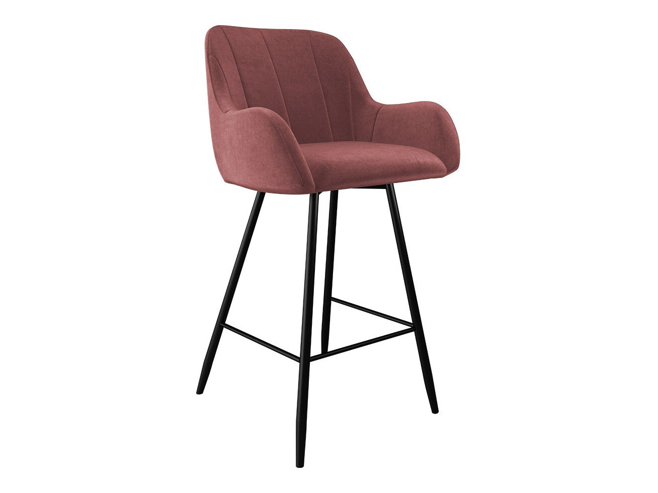 Banco de bar Jackson 102 (Preto + Magic Velvet 2258)