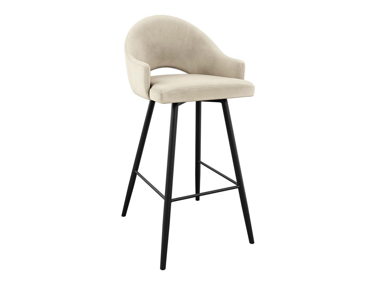 Banco de bar Jackson 103 (Preto + Magic Velvet 2250)