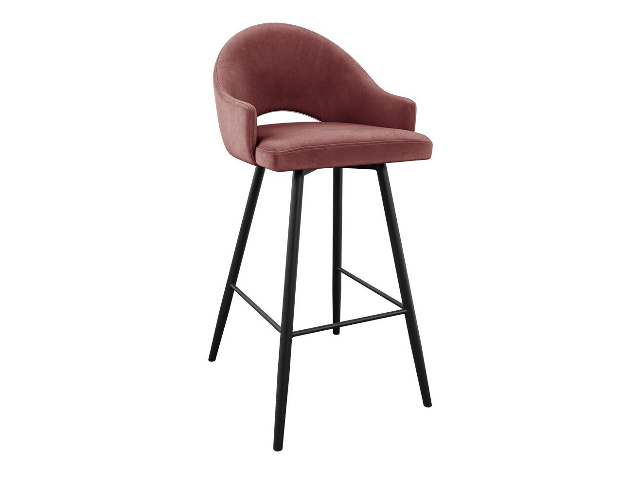 Banco de bar Jackson 103 (Preto + Magic Velvet 2258)