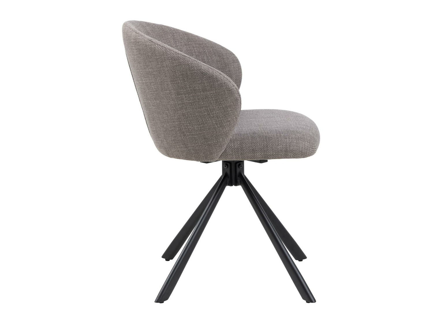 Cadeira Norsica 745 (Cinzento + Castanho claro + Preto)