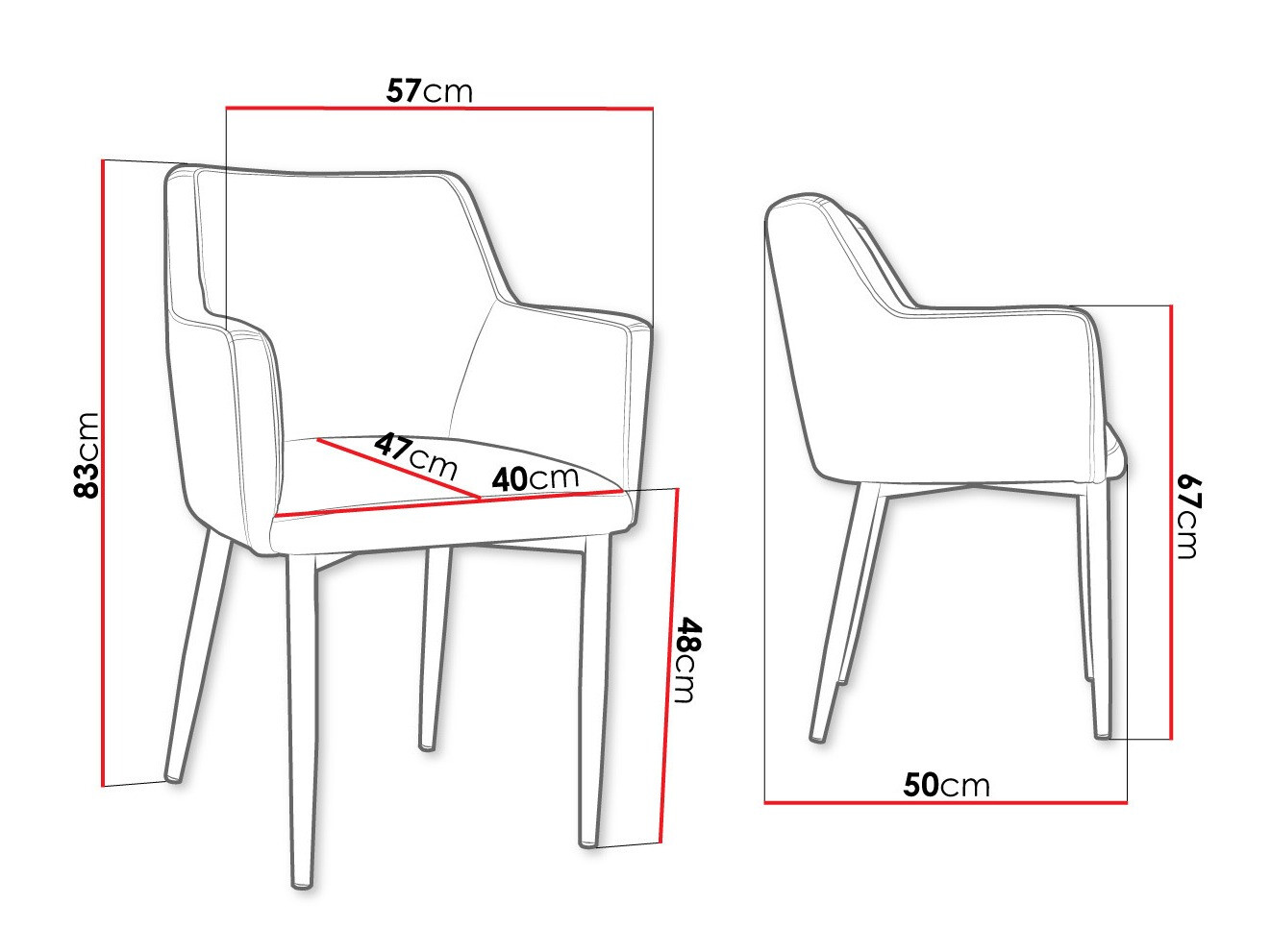 Cadeira Jackson 108 (Preto + Magic Velvet 2209)