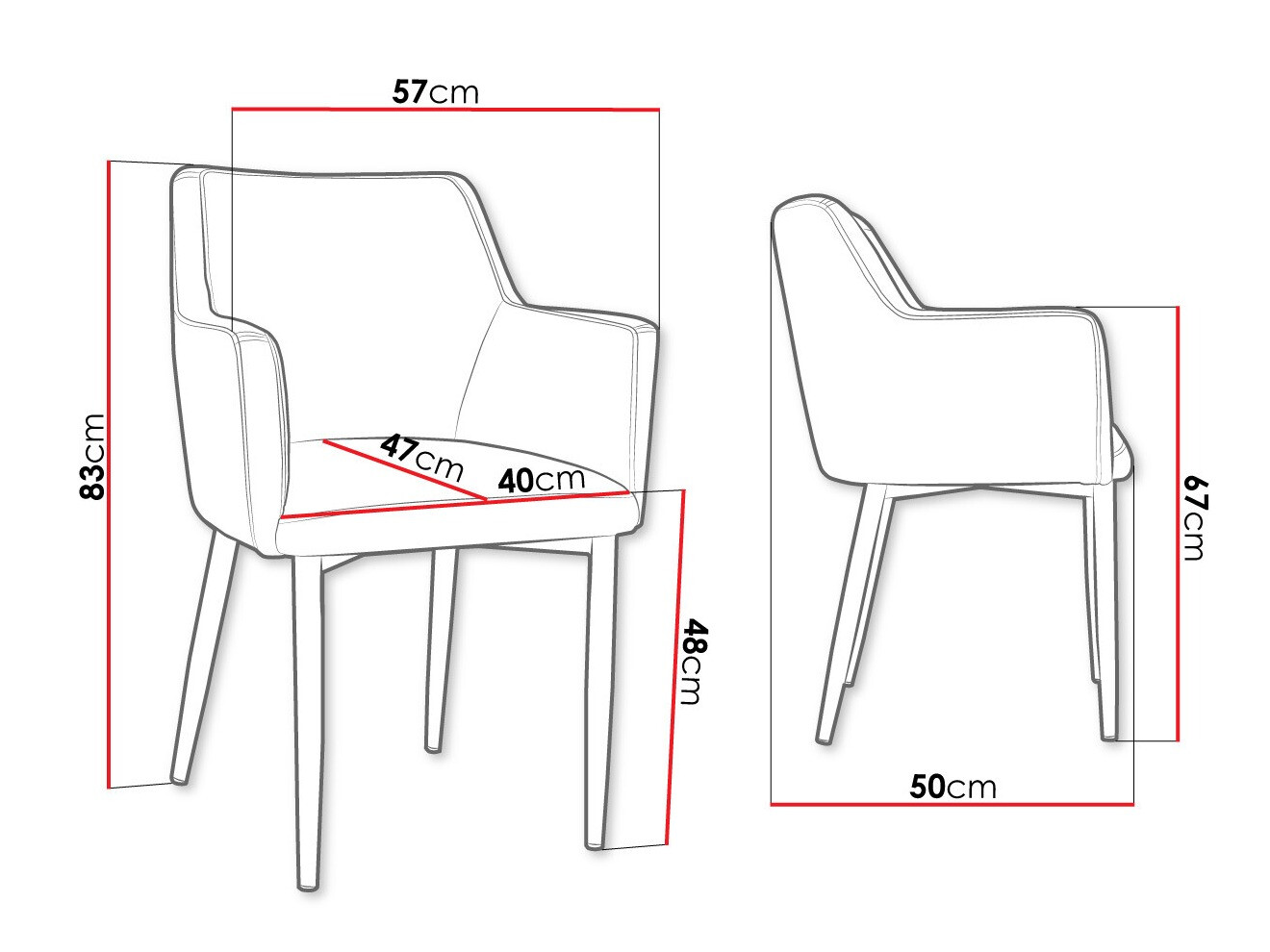Cadeira Jackson 108 (Preto + Magic Velvet 2217)