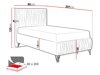 Cama continental Logan 112 (Amor Velvet 4321)
