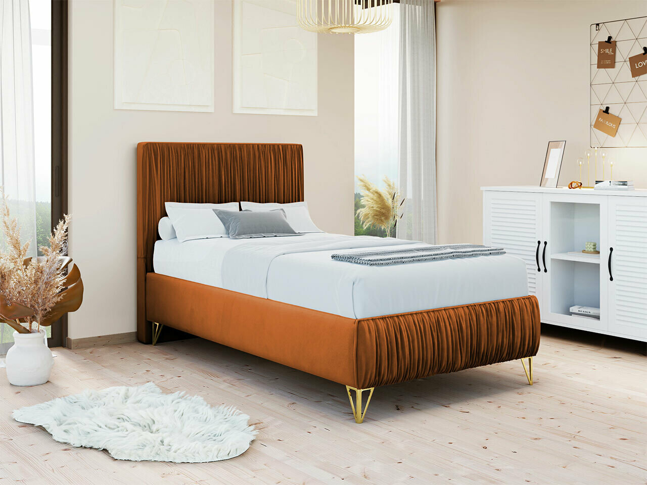 Cama continental Logan 112 (Amor Velvet 4305)