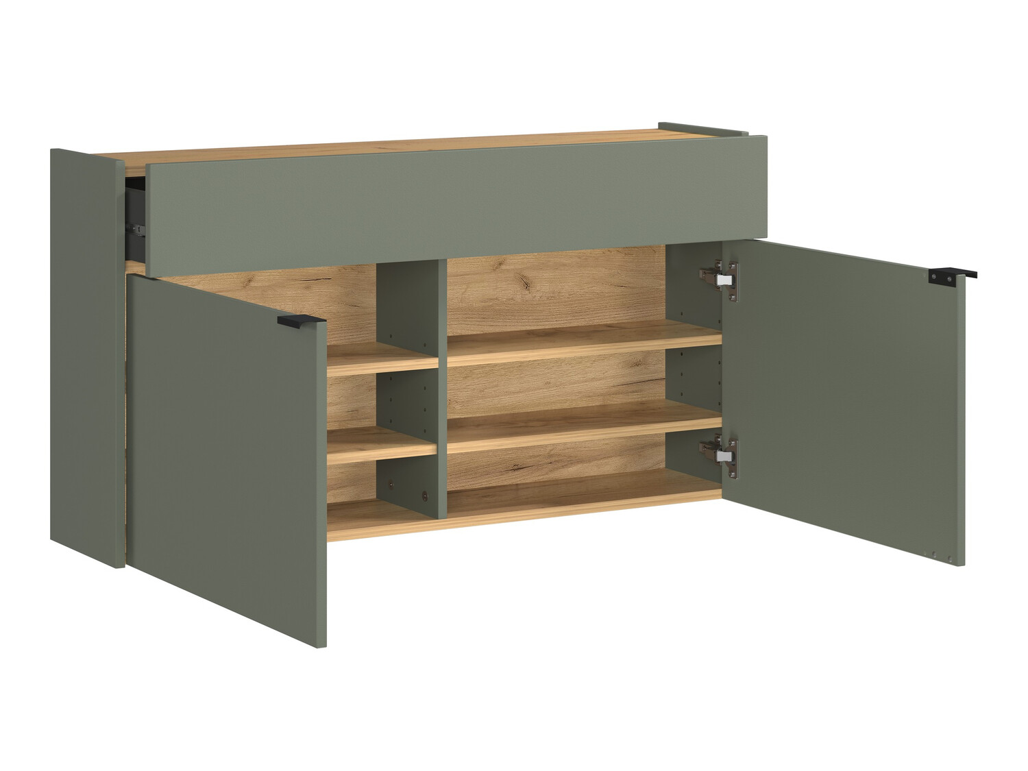 Conjunto para corredor Cirsale 107 (Verde empoeirado + Navarra carvalho)