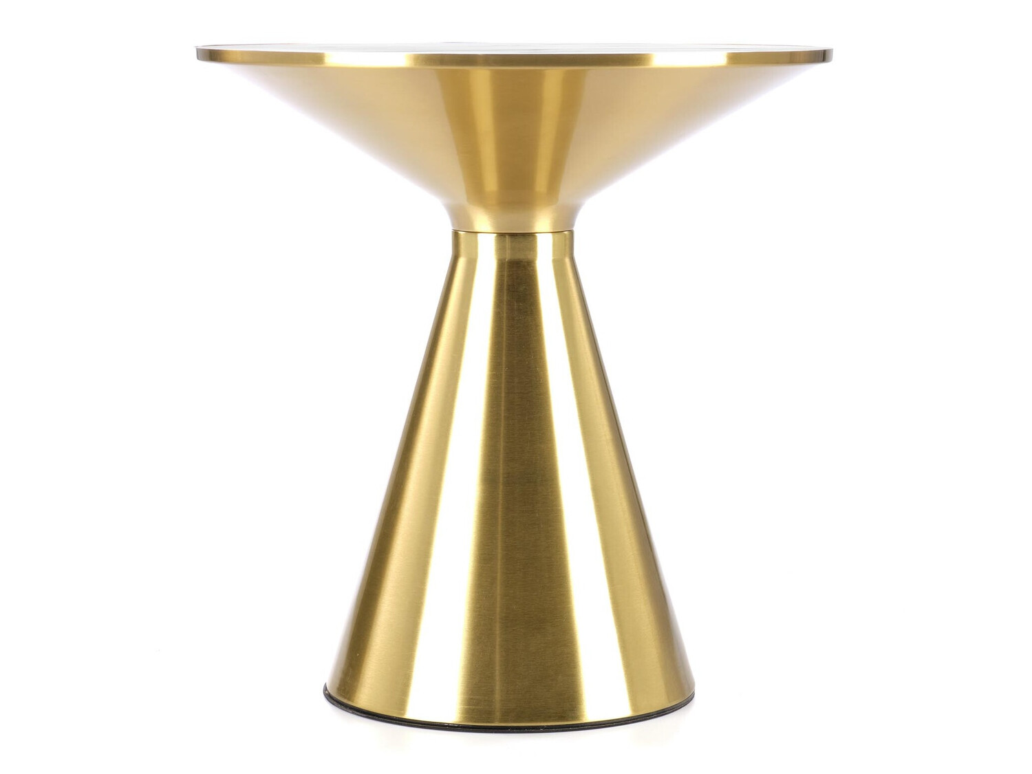 Mesa de centro Houston 1553 (Dourado + Marmore branco)