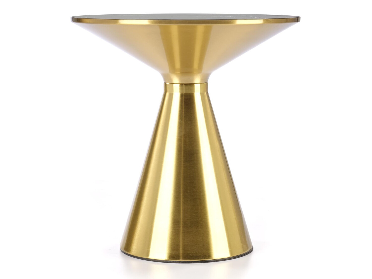 Mesa de centro Houston 1553 (Dourado + Mármore preto)