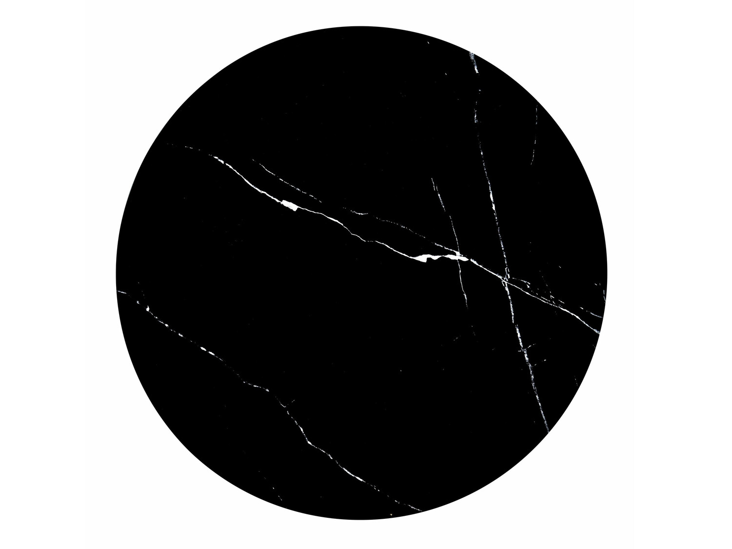 Mesa de centro Houston 1553 (Dourado + Mármore preto)