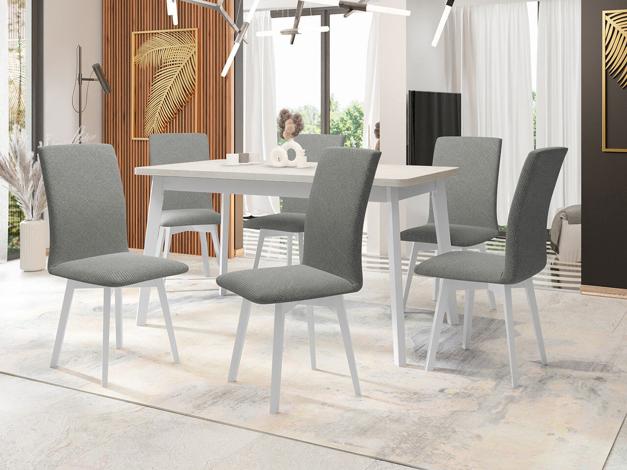 Conjunto para refeições Victorville 335 (Branco)