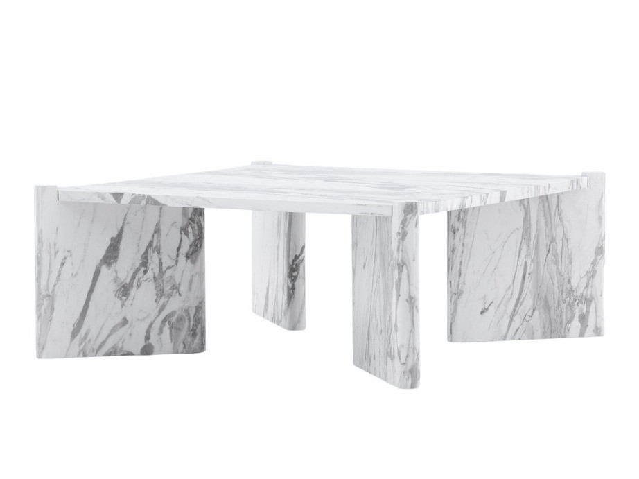 Mesa de centro Dallas 4198 (Marmore branco)