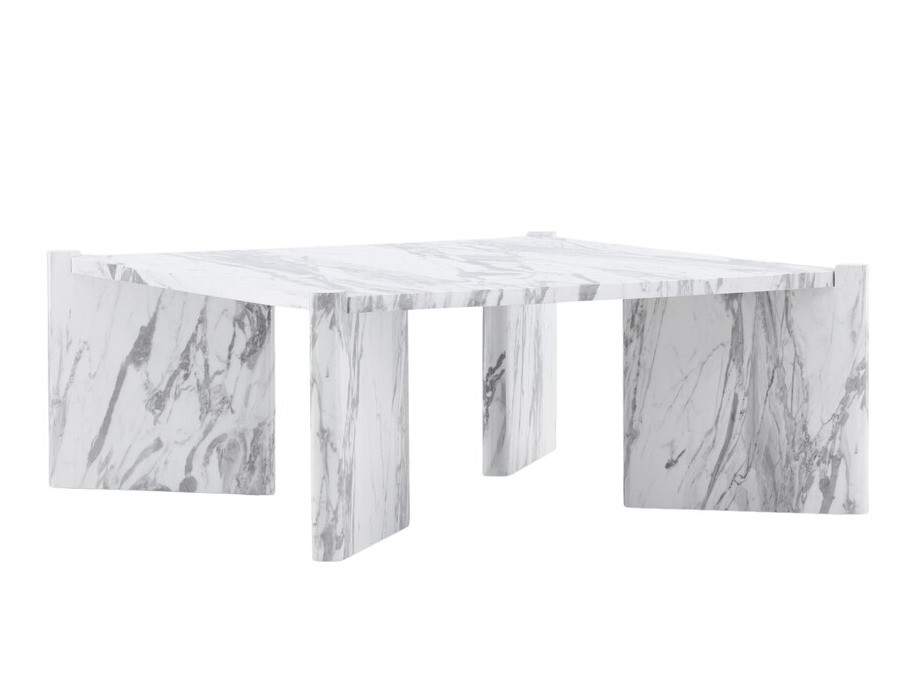 Mesa de centro Dallas 4198 (Marmore branco)