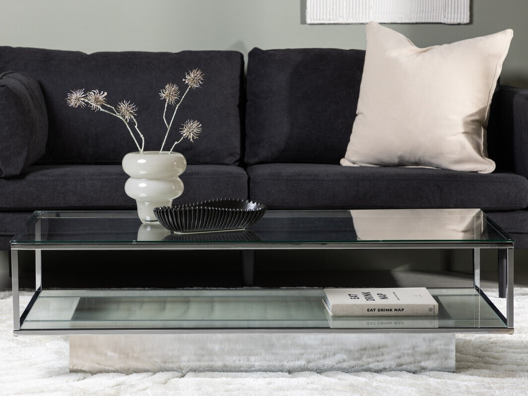 Mesa de centro Dallas 4212 (Prateado)