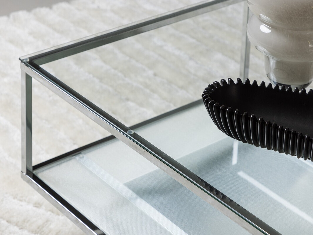 Mesa de centro Dallas 4212 (Prateado)