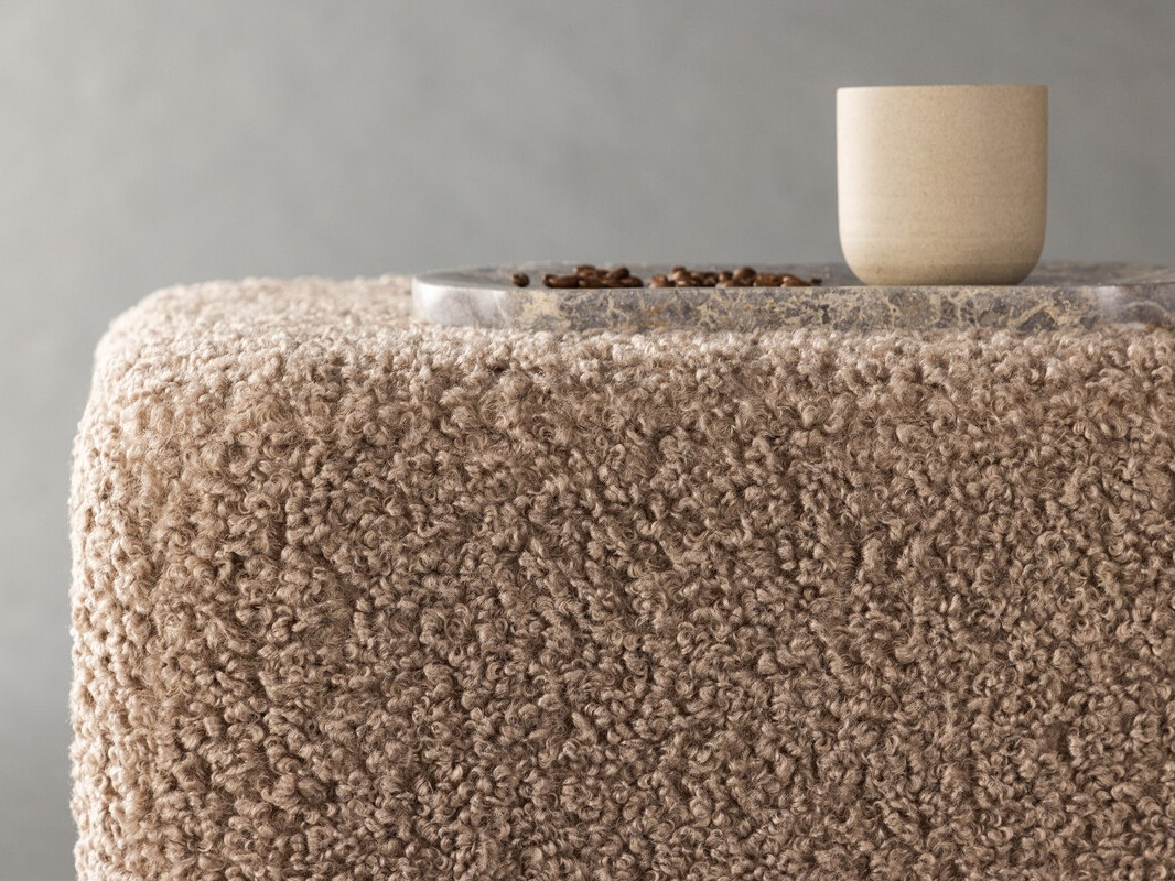 Pufe Dallas 4219 (Castanho + Prateado)