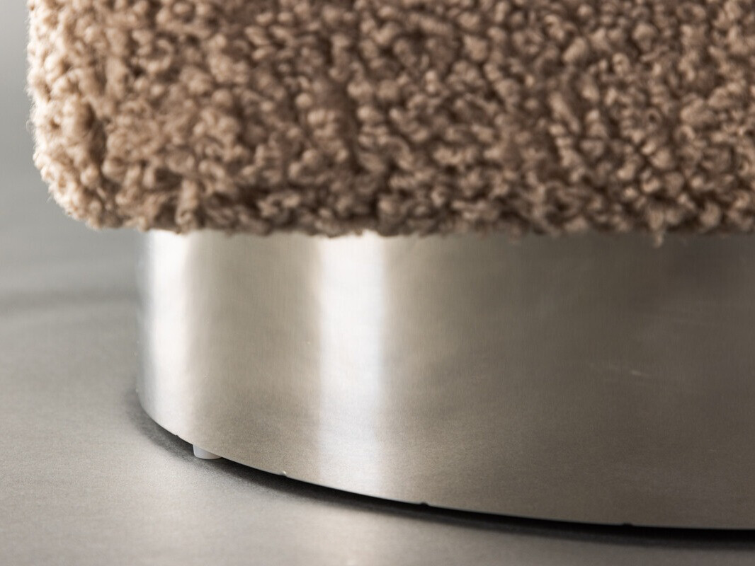 Pufe Dallas 4219 (Castanho + Prateado)