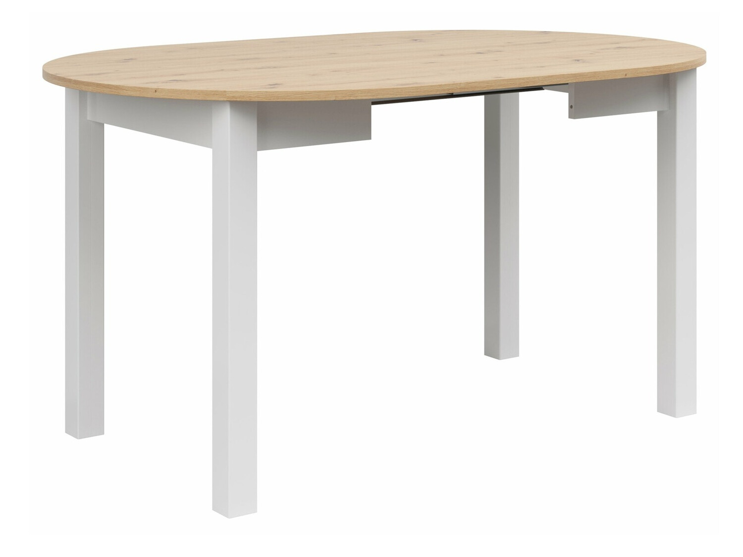 Mesa Boston 476 (Carvalho Artisan + Branco)