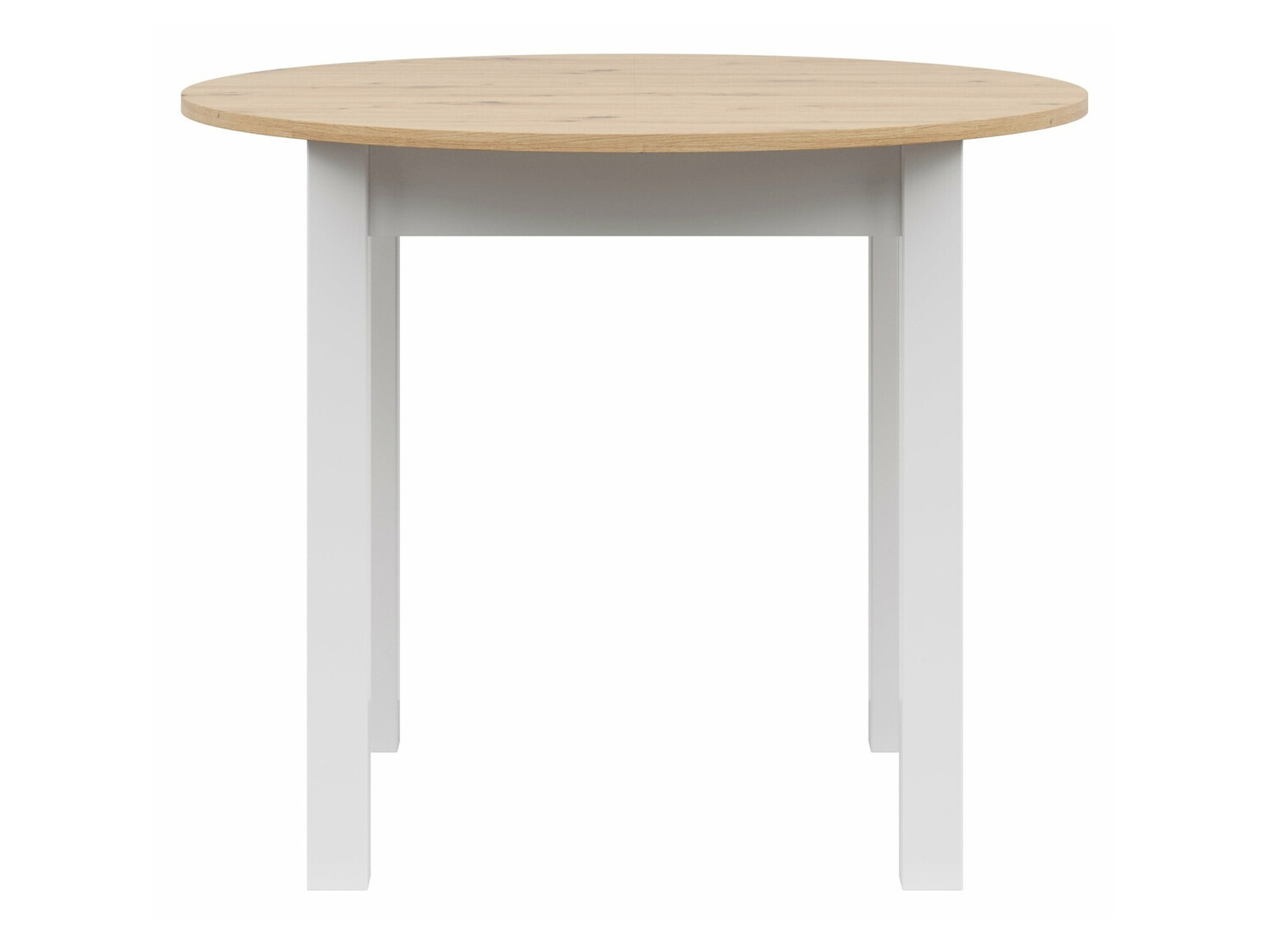 Mesa Boston 476 (Carvalho Artisan + Branco)