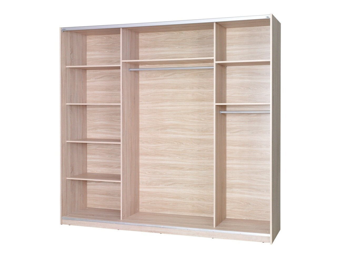 Conjunto para quarto Murrieta 151 (Carvalho de san remo + Cinzento)