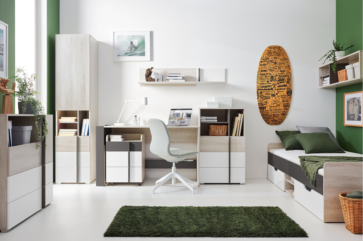 Bloco de gavetas Ferlore 110