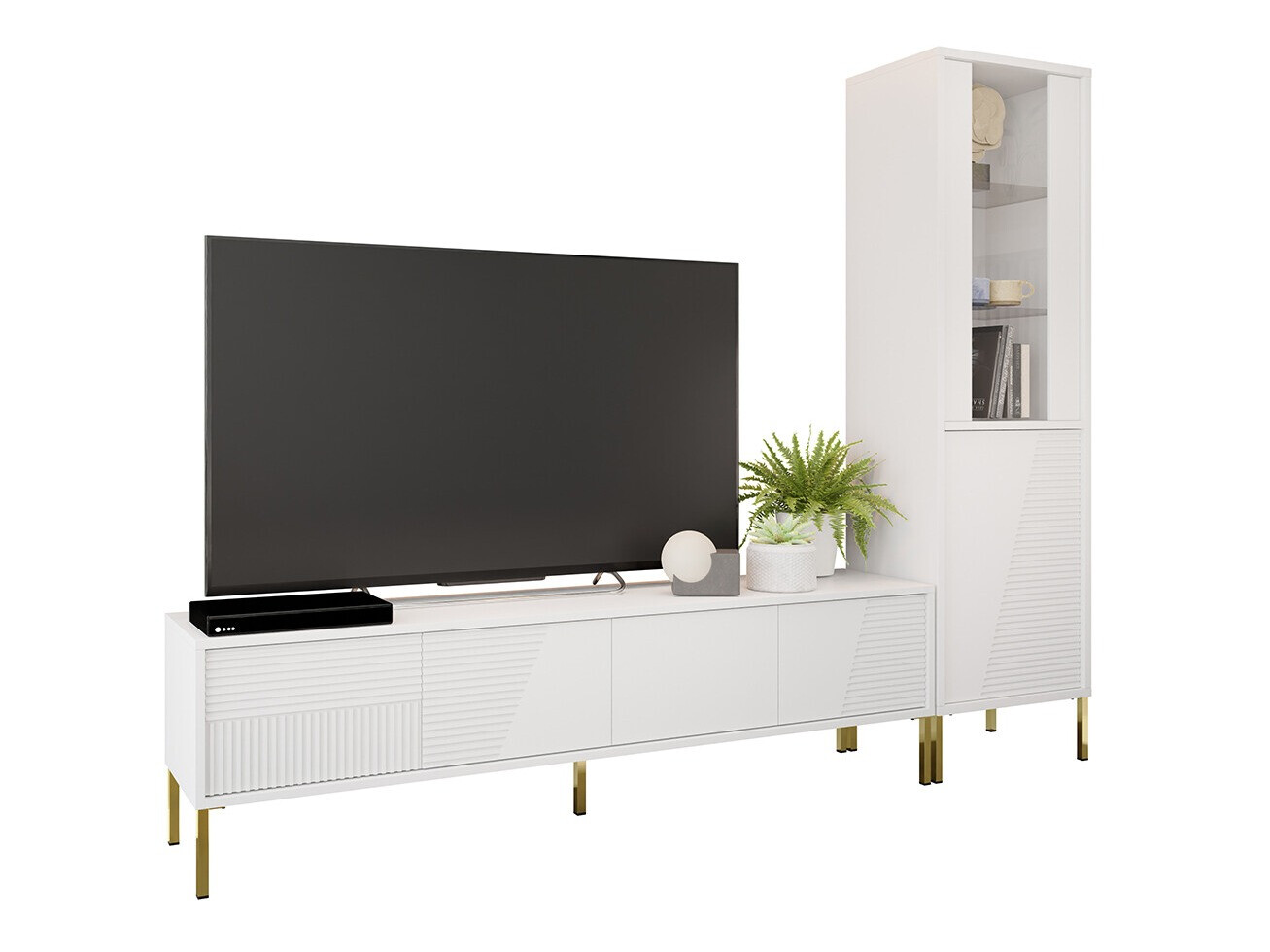 Conjunto para sala de estar Verteni 108 (Branco)