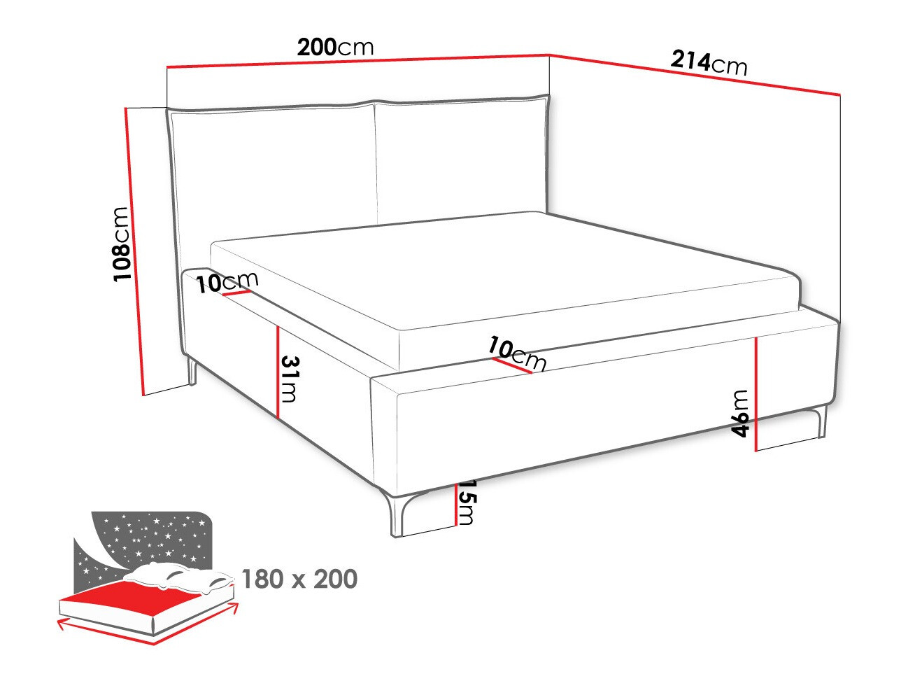 Cama Clovis 113 (Poso 02)